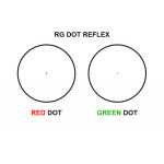 Коллиматор LEAPERS 1х21, точка 4MOA красн./зеленая, закрытый на Вивер/Пикатини